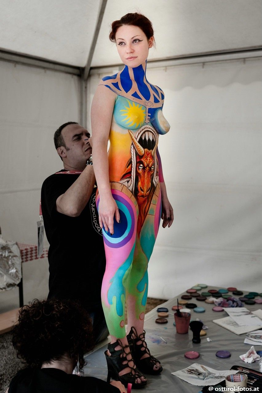 Bodypainting P  rtschach  W  rthersee     osttirol-fotos at